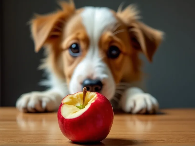 can dogs eat an apple core