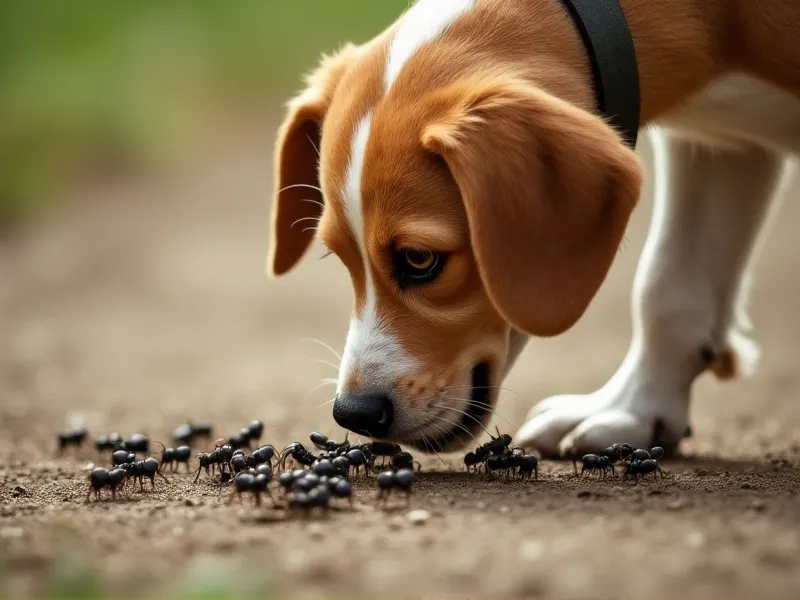 can dogs eat ants