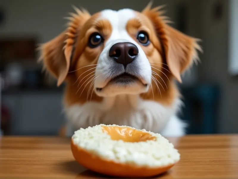 can dogs eat bagels and cream cheese