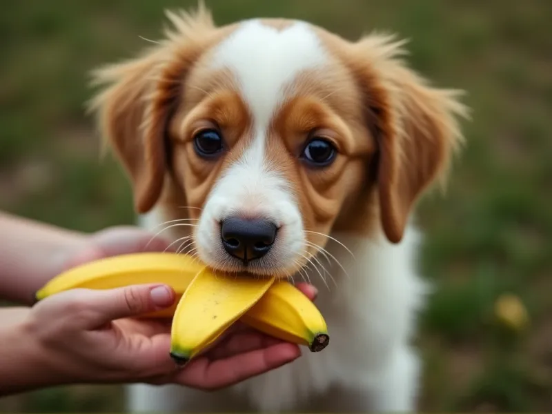 can dogs eat banana peel