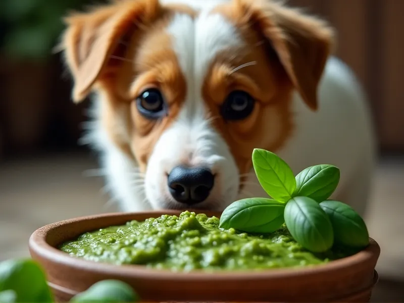 can dogs eat basil pesto