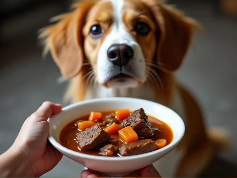 can dogs eat beef stew