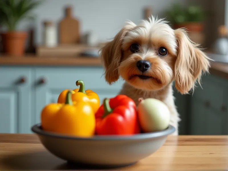 can dogs eat bell peppers and onions