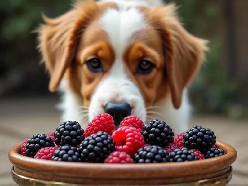 can dogs eat blackberries and raspberries