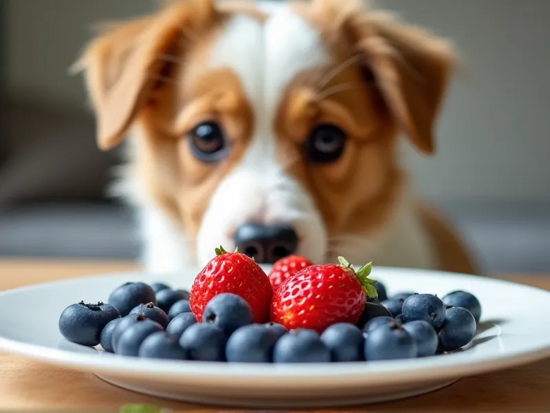 can dogs eat blueberries and strawberries