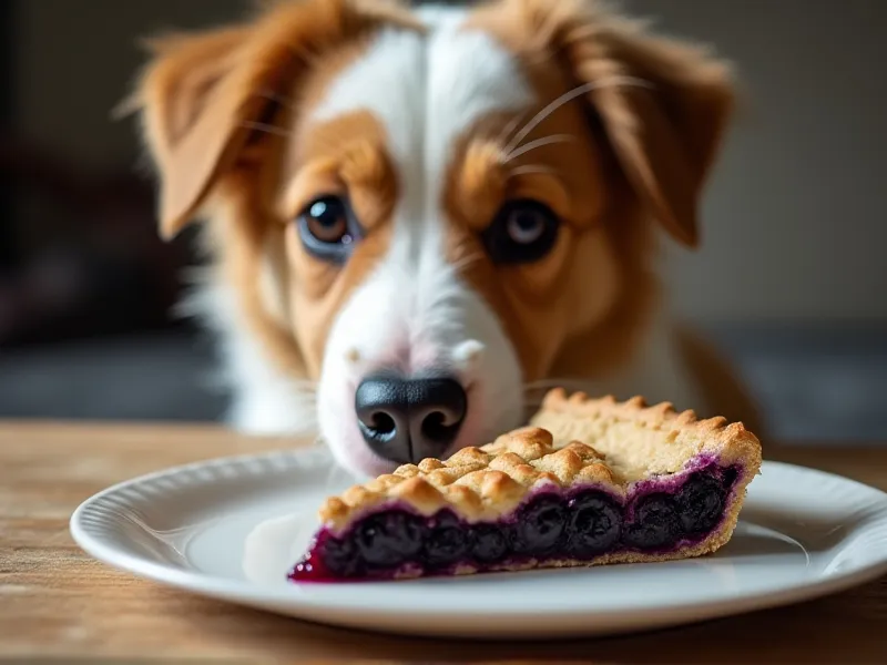 can dogs eat blueberry pie