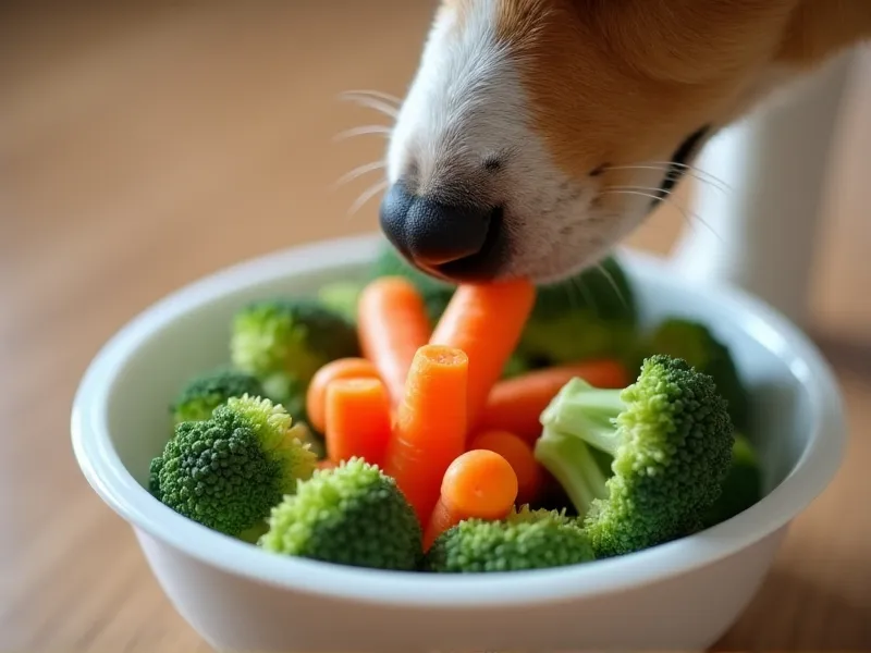 can dogs eat broccoli and carrots