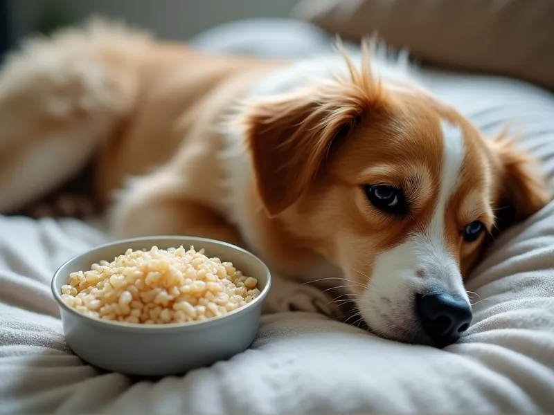 can dogs eat brown rice when sick