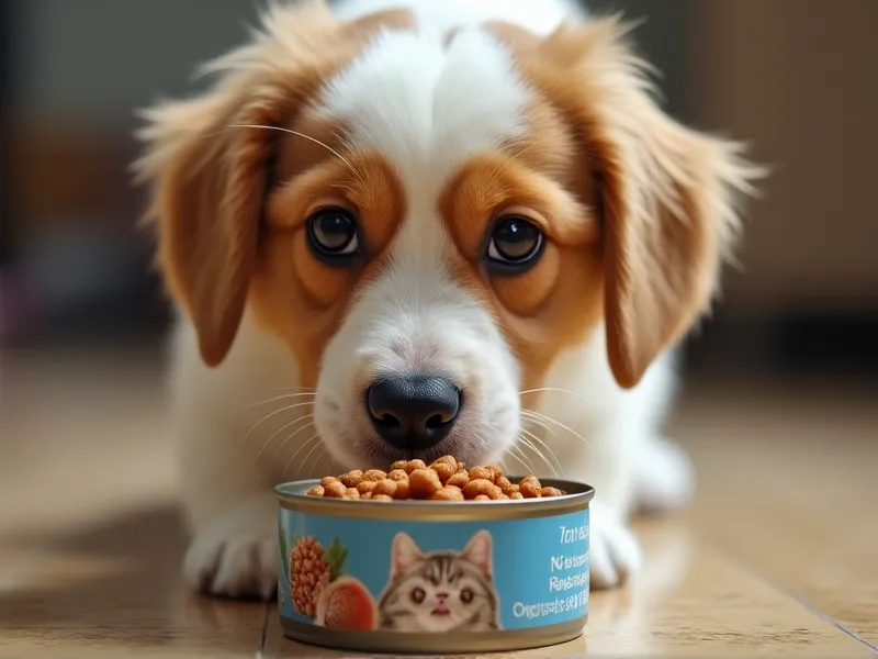 can dogs eat canned cat food