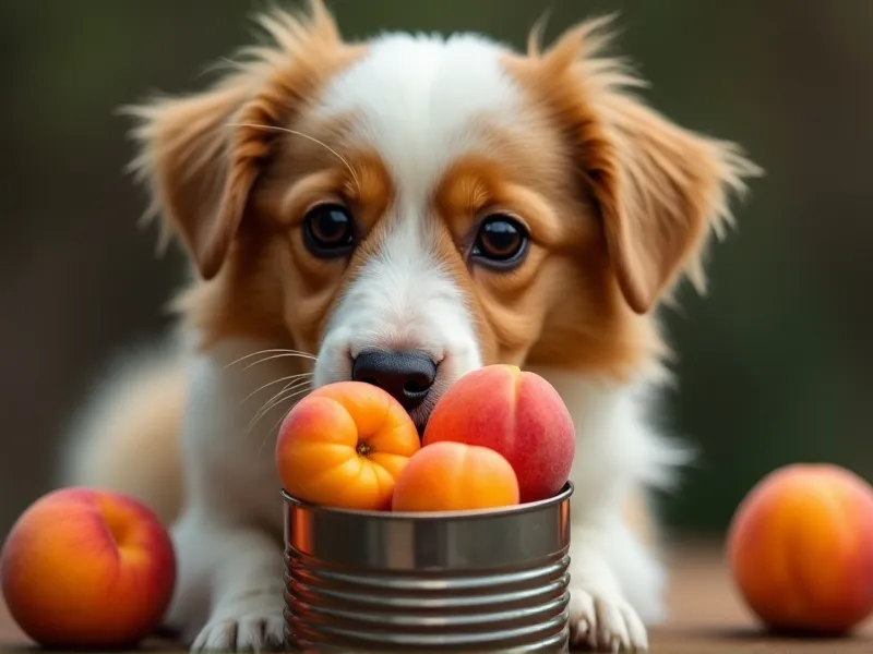 can dogs eat canned peaches