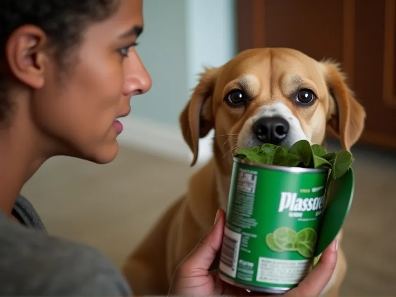 can dogs eat canned spinach