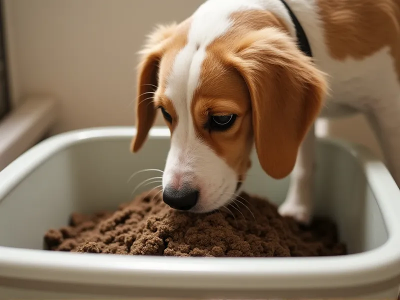 can dogs eat cat poop