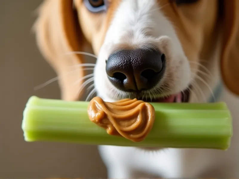 can dogs eat celery with peanut butter