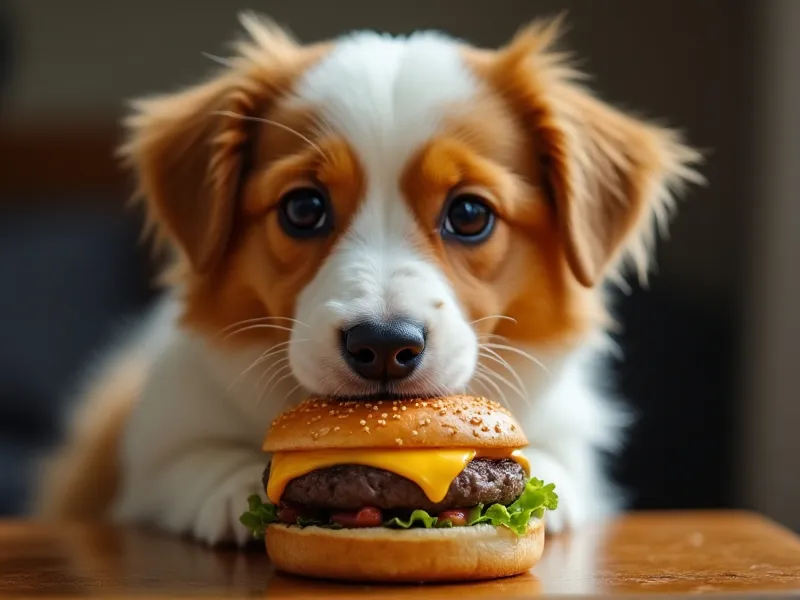 can dogs eat cheeseburgers