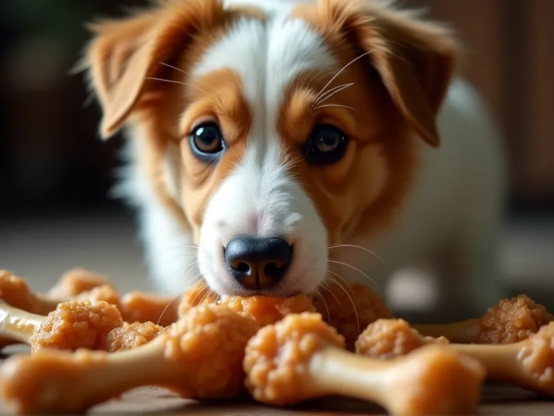 can dogs eat chicken bones cooked