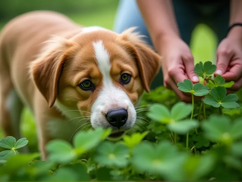 can dogs eat clover