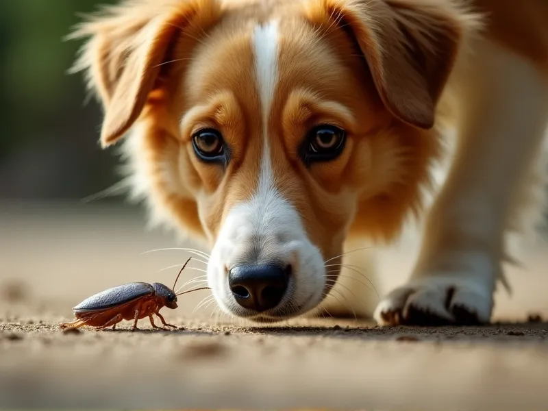 can dogs eat cockroaches