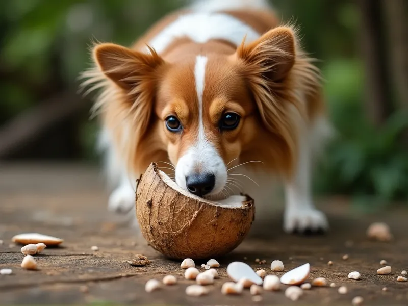 can dogs eat coconut shells