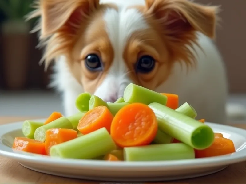 can dogs eat cooked celery and carrots