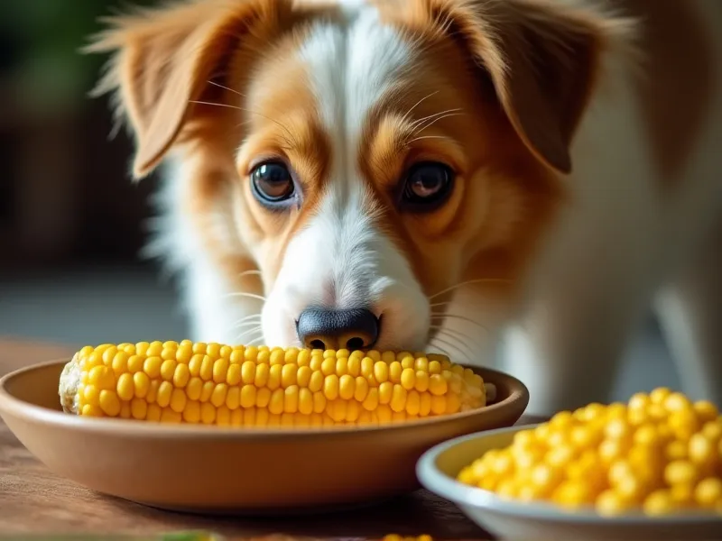 can dogs eat cooked corn cobs