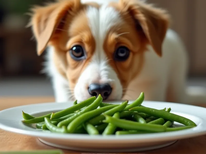 can dogs eat cooked green beans