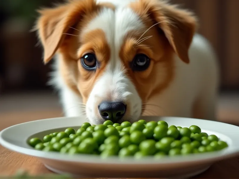 can dogs eat cooked green peas