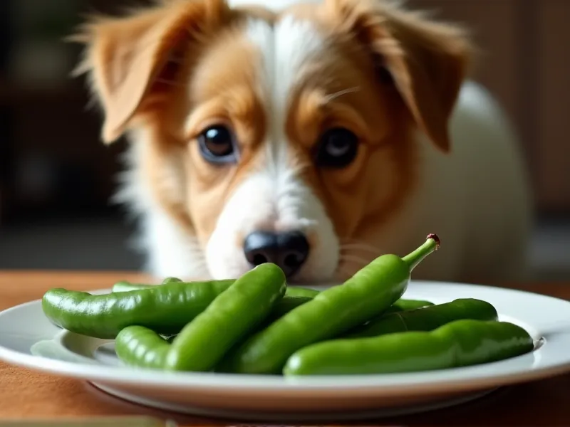 can dogs eat cooked green peppers