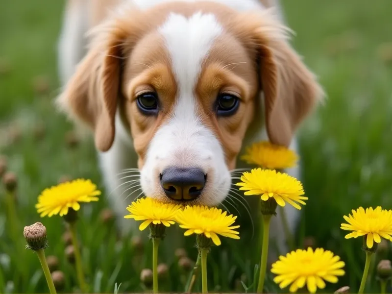 can dogs eat dandelion flowers
