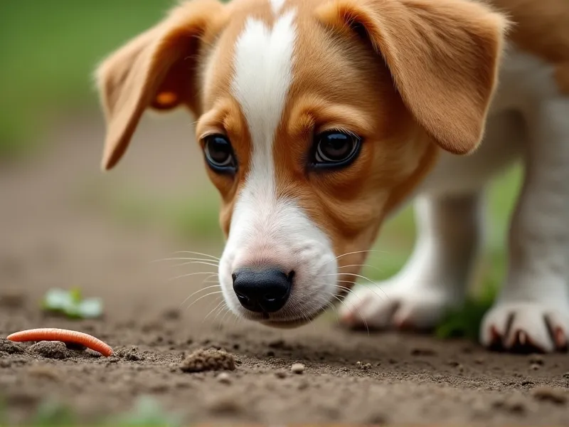 can dogs eat earthworms