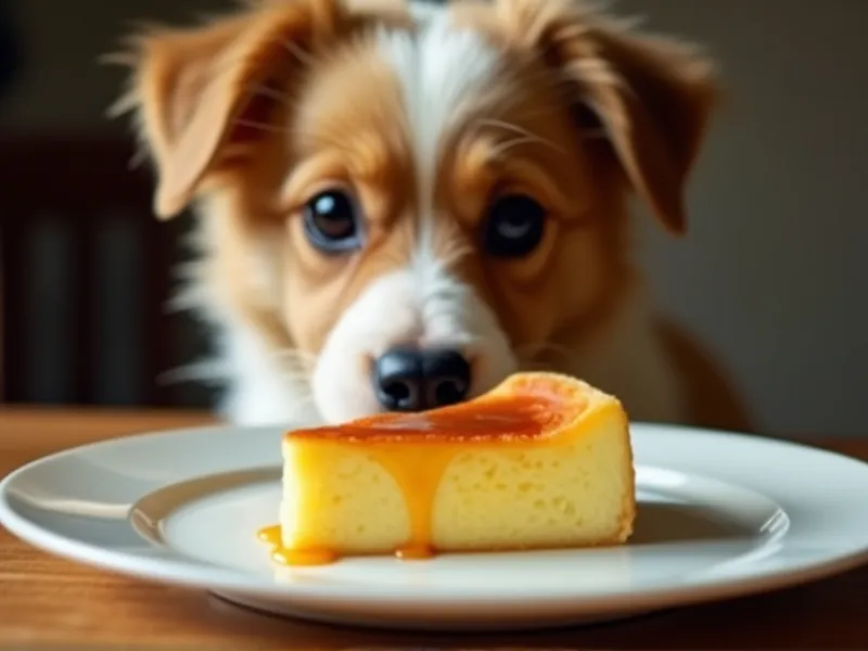can dogs eat flan