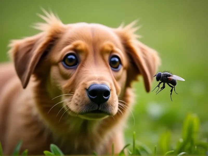 can dogs eat flies