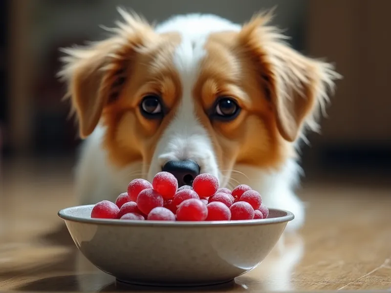 can dogs eat frozen grapes
