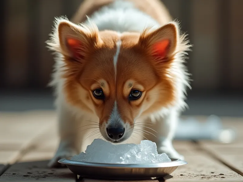 can dogs eat ice