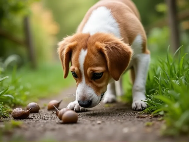 can dogs eat snails