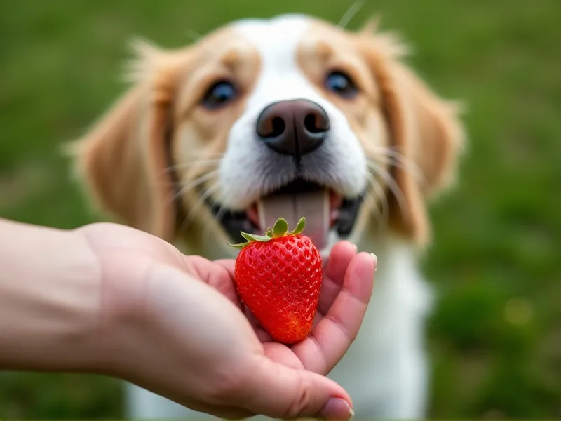 can dogs eat strawberries safely