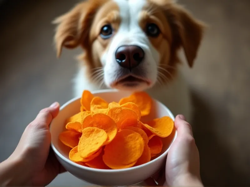 can dogs eat sweet potato chips