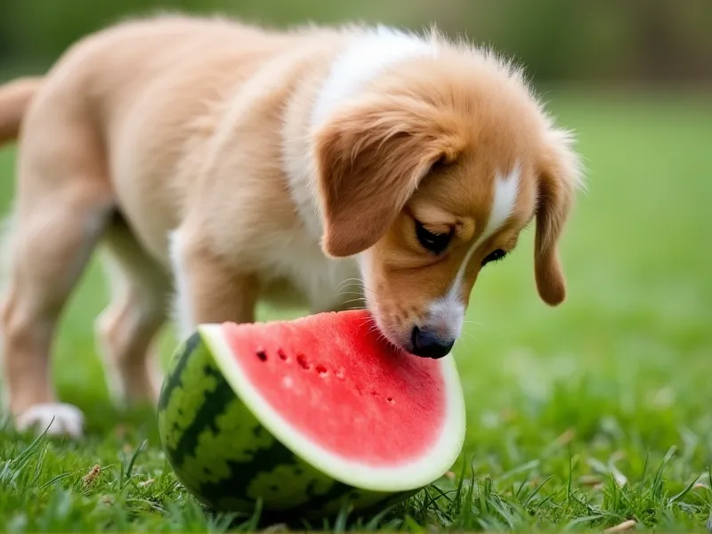 can dogs eat the green part of a watermelon