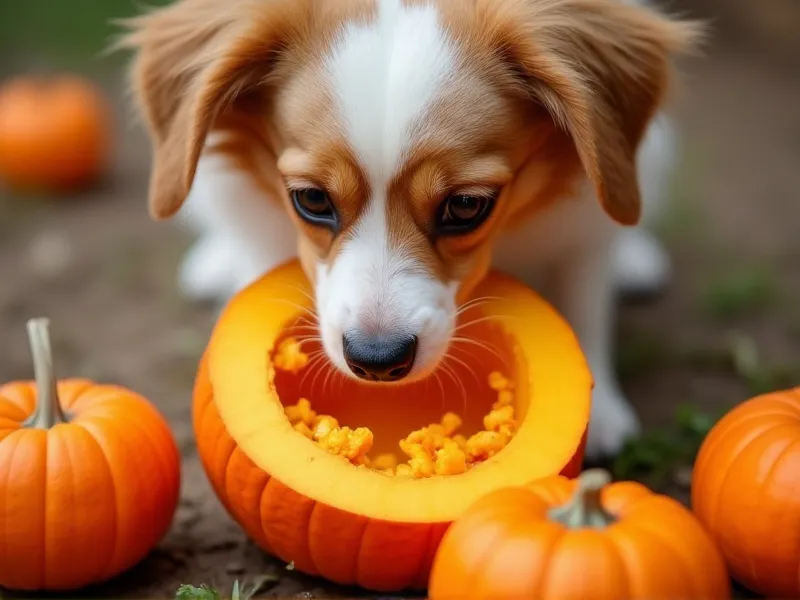 can dogs eat the inside of pumpkins