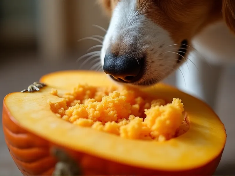 can dogs eat the insides of a pumpkin