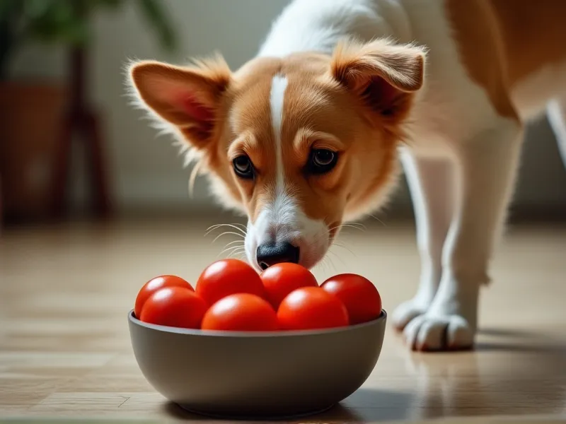 can dogs eat tomatos