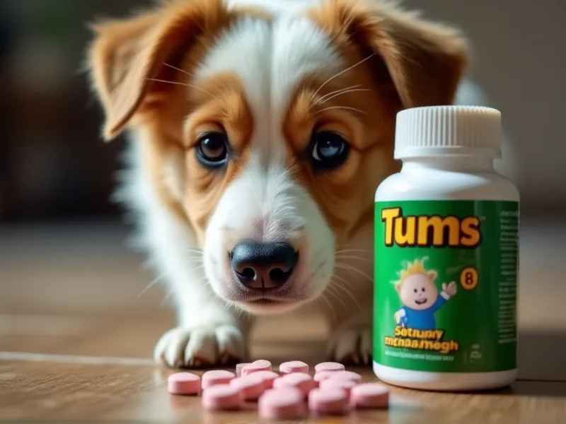 can dogs eat tums for an upset stomach