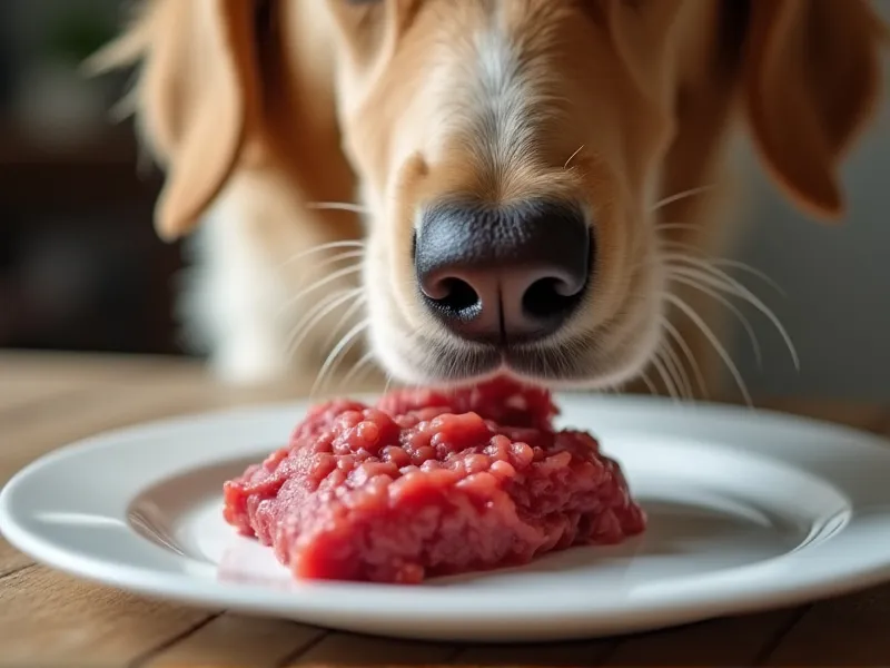 can dogs eat uncooked meat