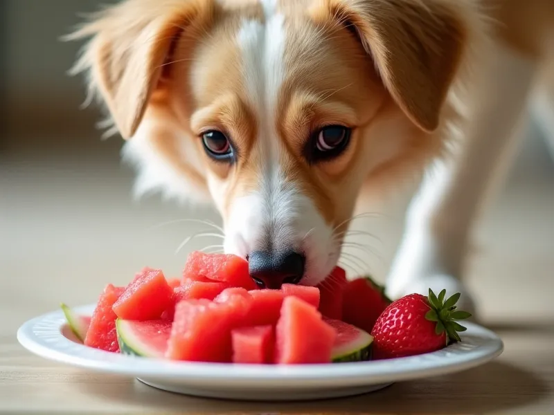 can dogs eat watermelon and strawberries