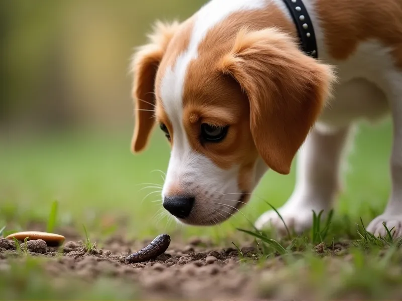 can dogs eat worms