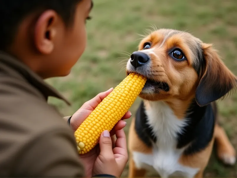 can dogs eats corn