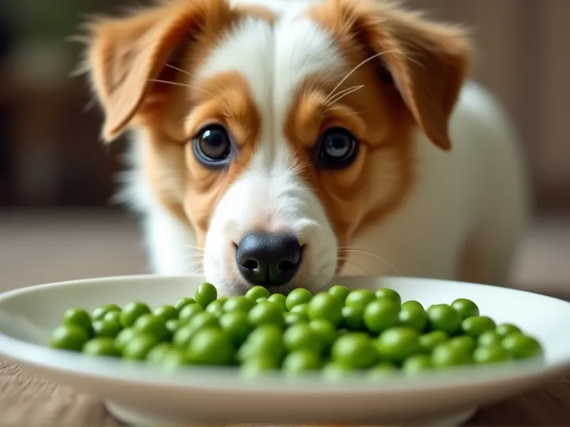 can dogs eats peas