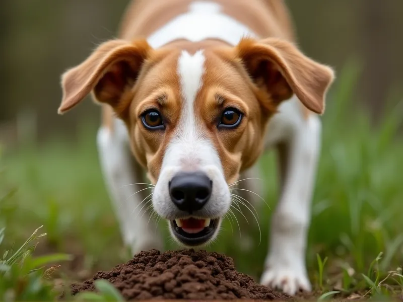 can dogs get sick eating deer poop